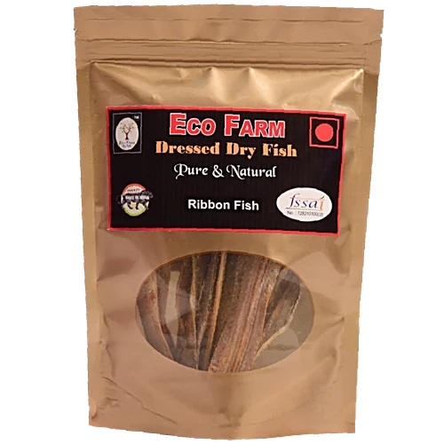 ECOFARM Dressed Dry Fish - Ribbon Fish, 70 g